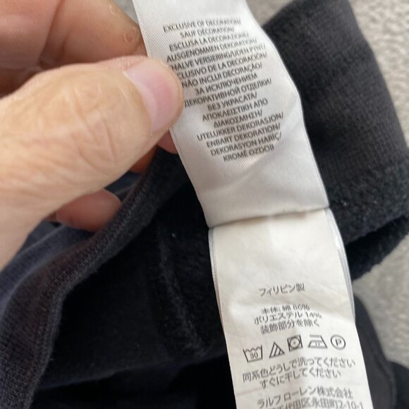 Polo Ralph Lauren Jogger Pants Size 2XB Black Drawstring Sweatpants Pull On - Picture 15 of 16